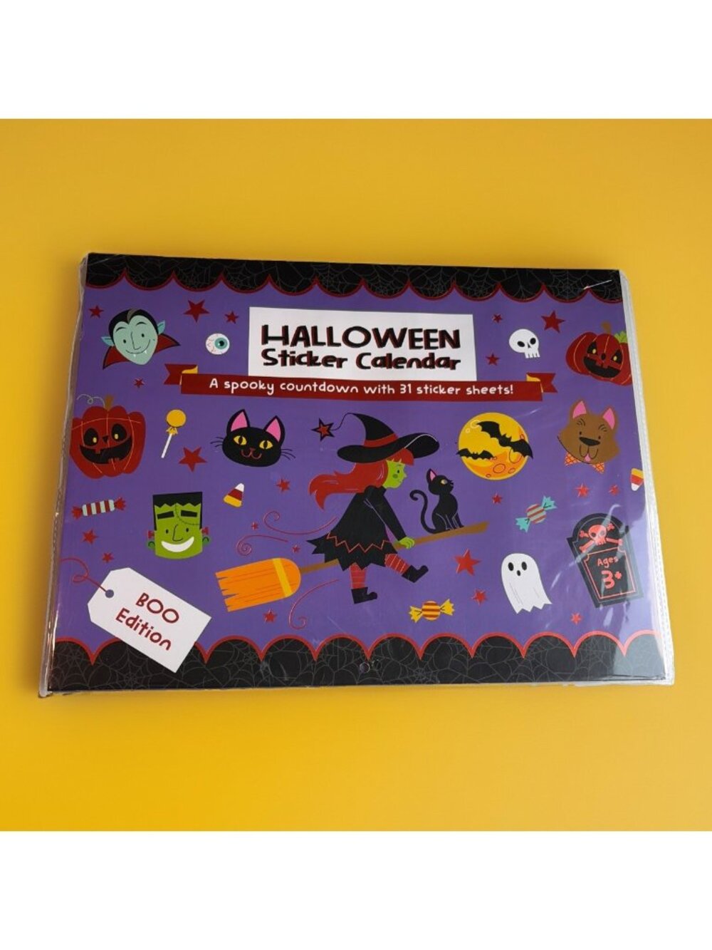 Pulsar Halloween Sticker Calendar Spooky Countdown with 31 Sticker Sheets NEW